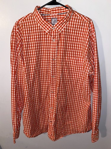 2xl JCPenney Plaid Orange 
