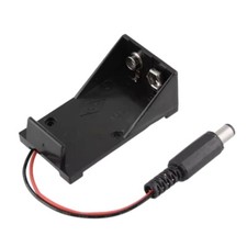 2pcs External Power Solution Battery Box for 9V Batteries Reliable Holder Case