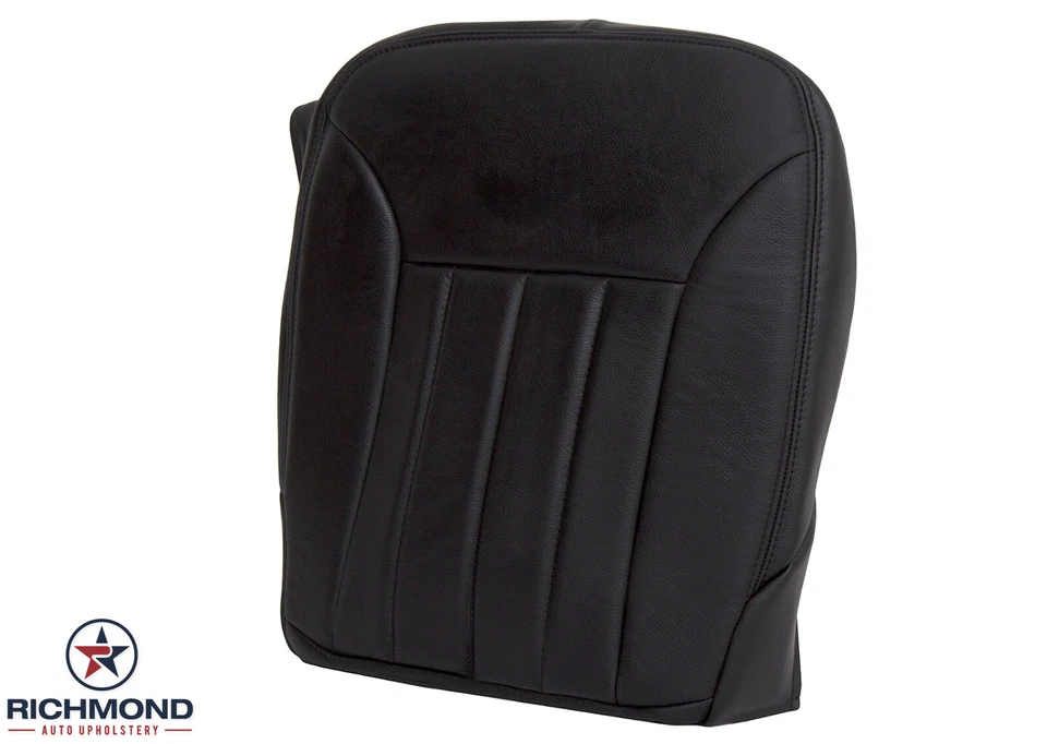 Mercedes Benz R320 2007 2008 2009 - Cubierta de asiento de cuero inferior del lado del conductor negra Foto 4 de 4