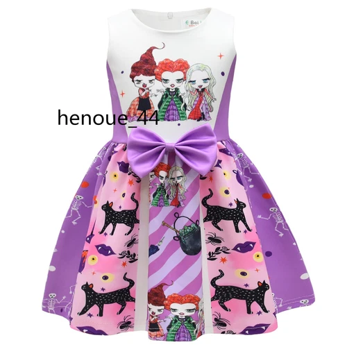 minnie stitch Cartoon Bowknot Dress Skirt Princess Party Birthday Fancy girl - Picture 61 of 69