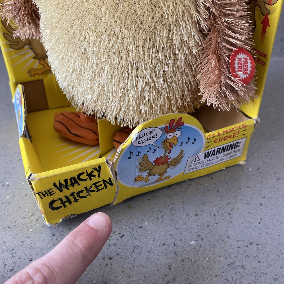 2005 Westminster Crazy Cluck Wacky Chicken Gag Toy for sale online