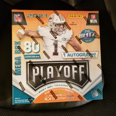 2021 Panini Playoff Football EXCLUSIVE Factory Sealed MEGA Box  Includes Auto