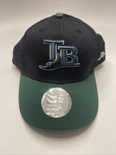 Tampa Bay Devil Rays Kids Youth New Era Black Snapback hat MLB Baseball Cap New