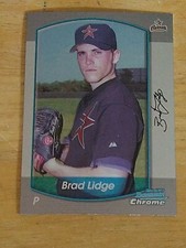 2000 Bowman Chrome #271 Brad Lidge Houston Astros Prospect 