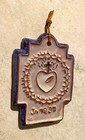 Gospel of John 19:37, Crucifiction hand made, glazed plaque 4 1/2 x 3 1/4 — photo 3