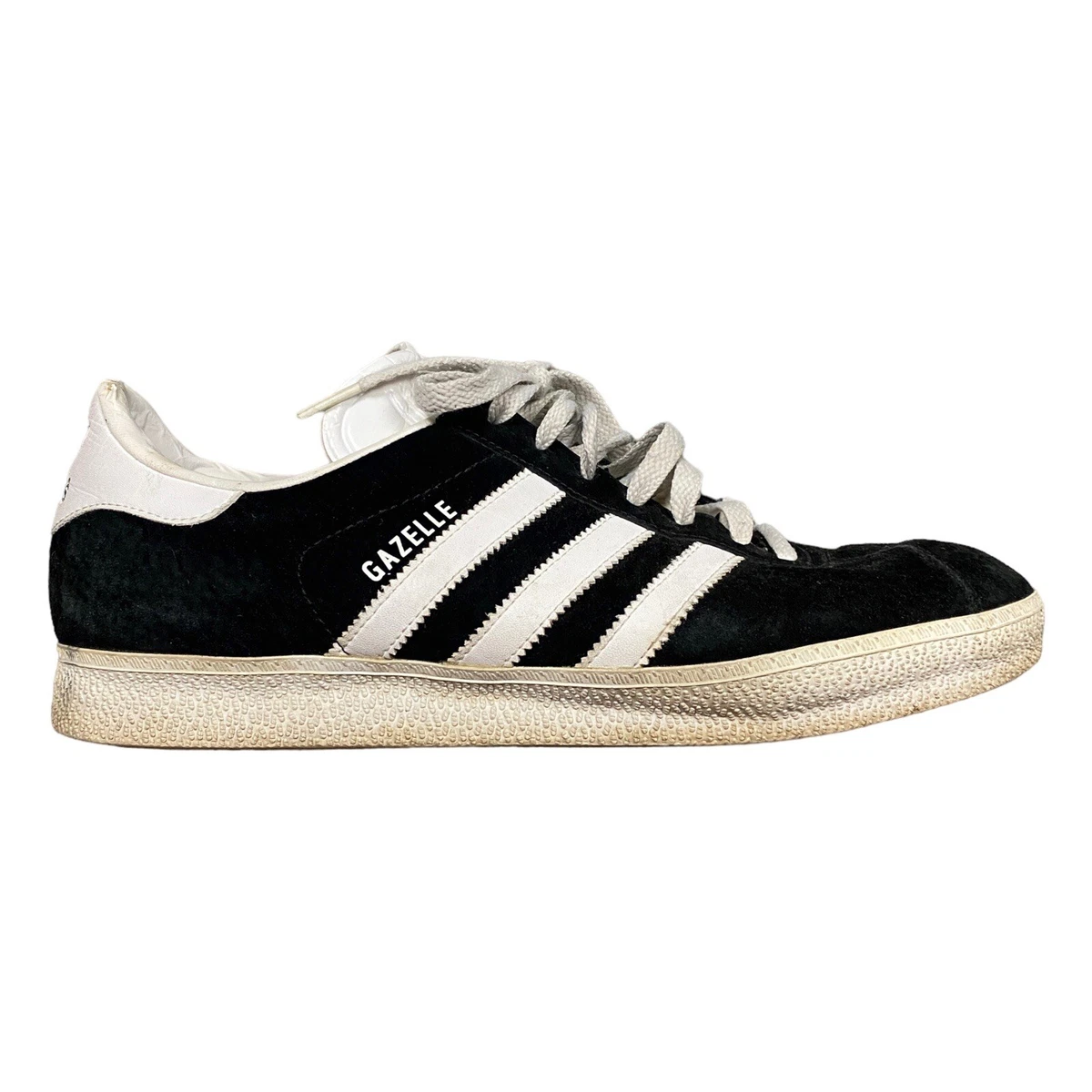 Adidas Men's Size 11 Gazelle Black White Sneakers Retro OG Suede 2009 | eBay