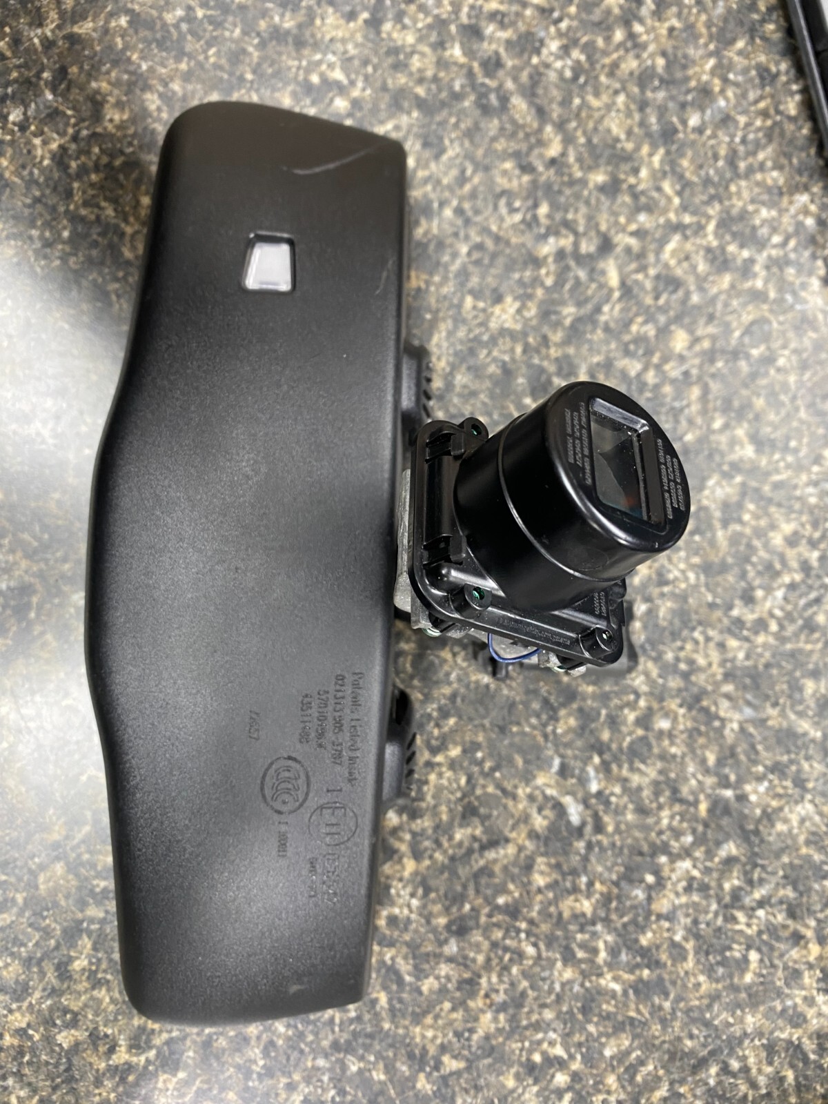 14-17 Maserati Ghibli Rear View Mirror Assembly Black with sun light sensor OEM