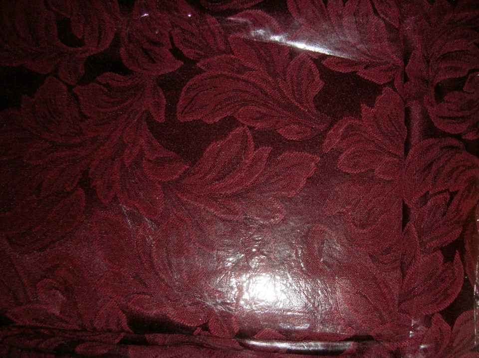 Par de paneles de cortina Stylemaster Capri Borgoña - Corbatas a juego - NUEVO Foto 2 de 3