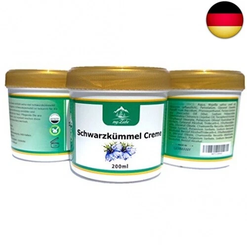 Schwarzkümmel Creme 200 ml wohltuende Wirkung bei Neurodermitis, Akne oder - Bild 4 von 5
