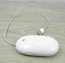 Apple USB Wired Optical Mouse Model A1152 White Tested and Ready