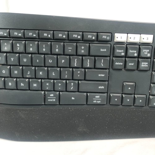 Logitech K850 Ergo Wireless Keyboard WITH Unifying Receiver Dongle Tested, Works - Bild 3 von 11