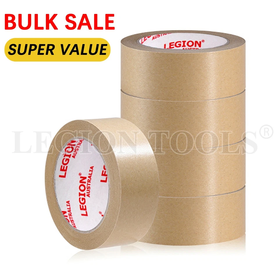 Kraft Brown Paper Tape Self Adhesive 48mm for Packing and Picture Framing - image 2 of 4