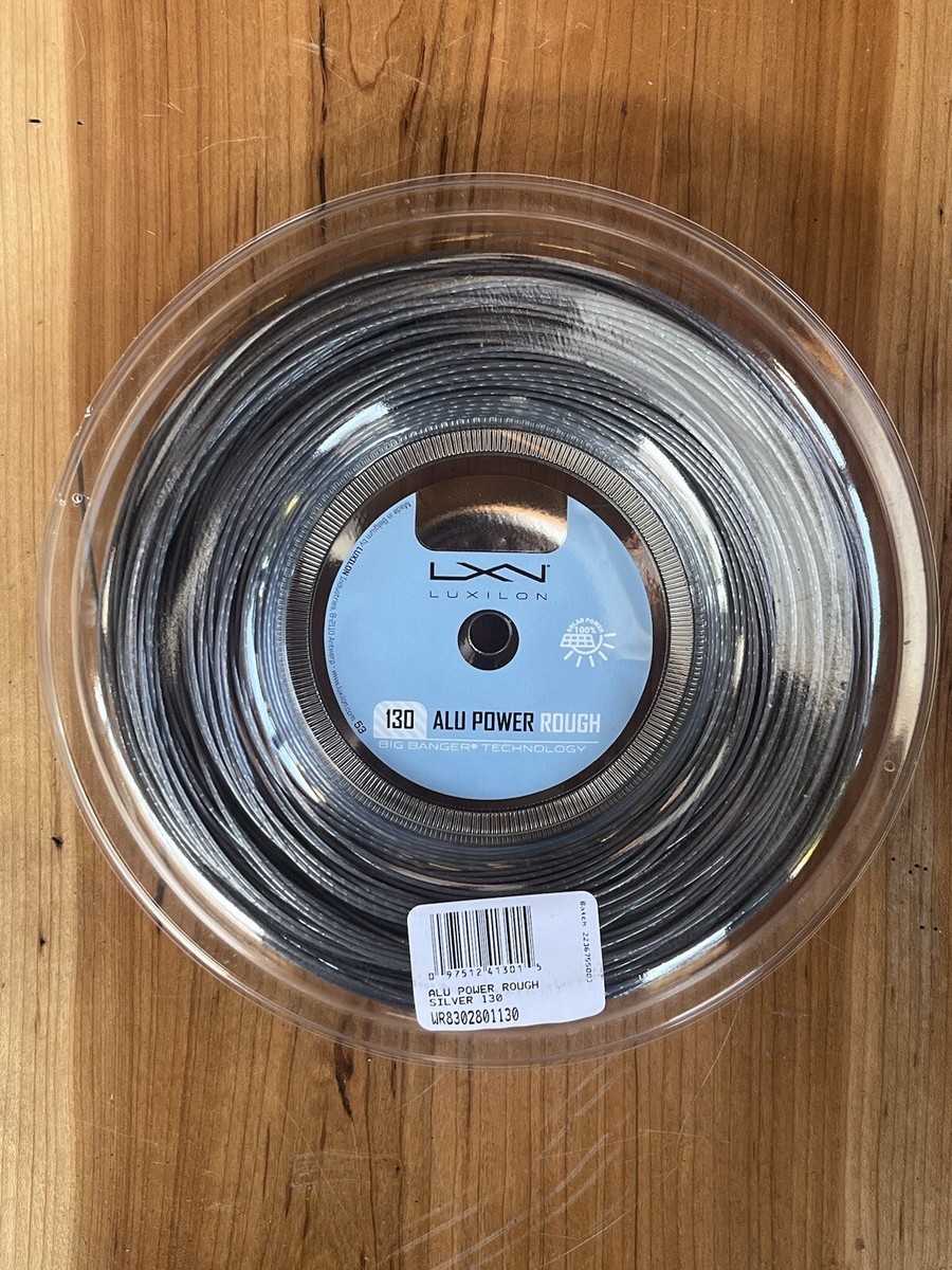 New Luxilon ALU Power Rough 130 Reel 16 (1.30mm Tennis String