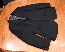 Tailored Sportsman vintage melton heavy coat jacket Mens 42 foxhunt