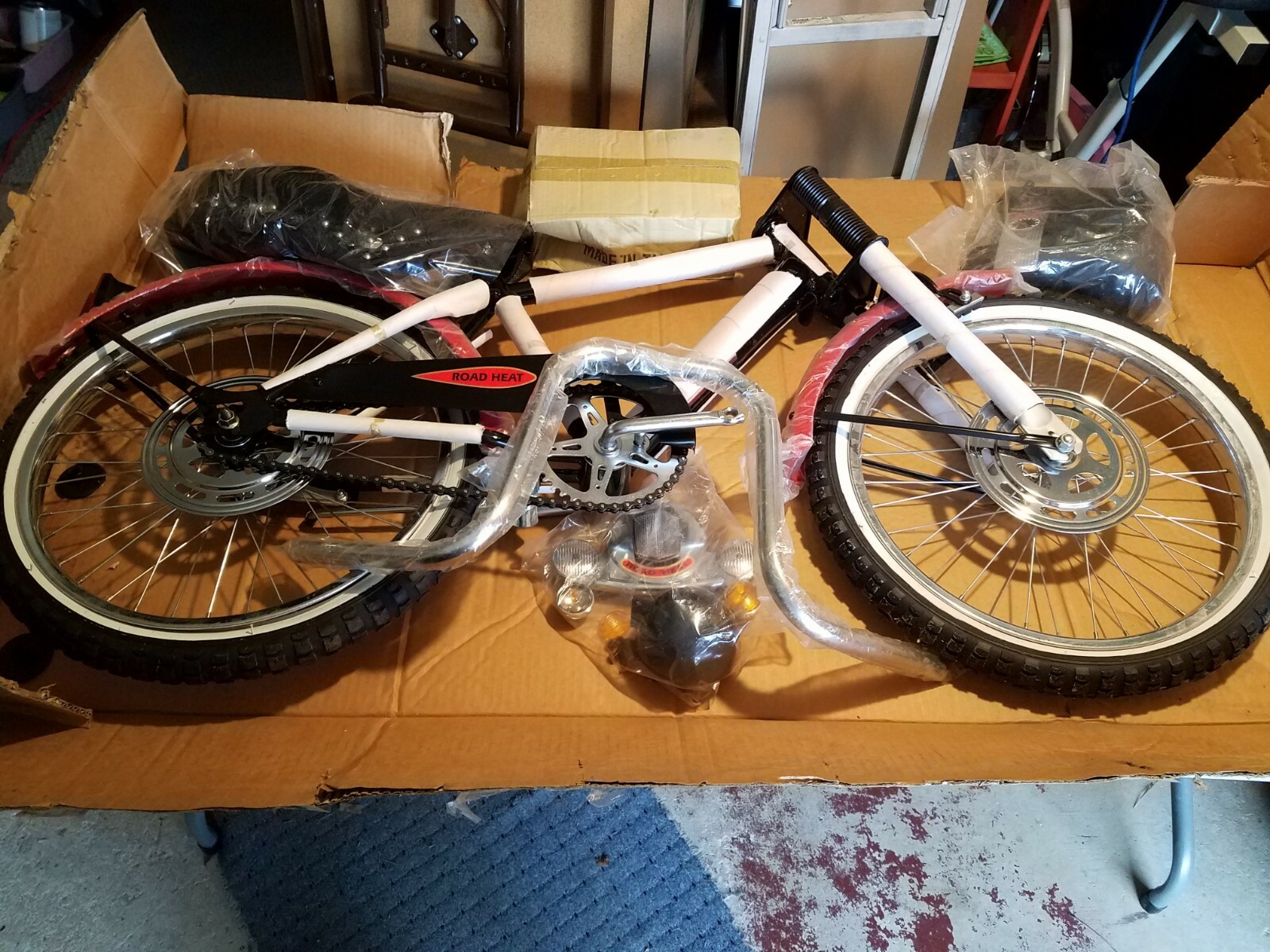 Vintage Kent Bicycle 20" Boys Road Heat Motorcycle Style eBay