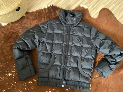 Tommy Hilfiger Denim Damen Daunen Stepp Winter Jacke Schwarz Gr. M / 38 ( 36 )