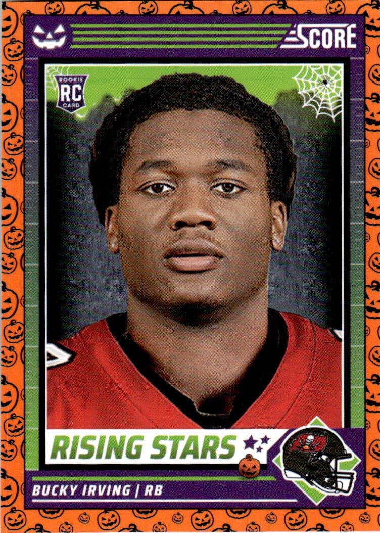 2024 Score-A-Treat #9 Bucky Irving A-Treat - Rising Stars Orange Pumpkin