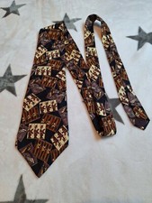 Chaps Ralph Lauren 100% Silk Tie Jazz Music Dancing Theme Made in USA Vintage?