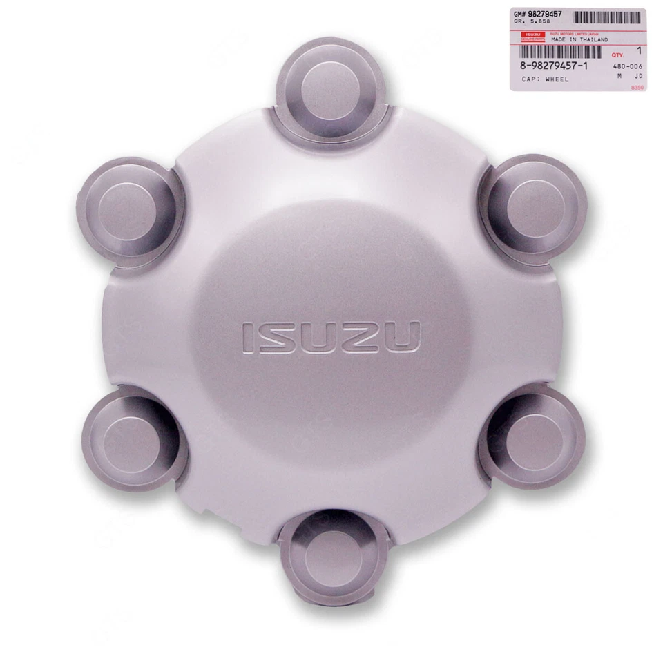 Wheel Center Cap Hub 6Legs Silver Fits Isuzu D-Max Dmax Pick Up 2016 2017 - Imagem 3 de 4