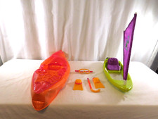 American Girl Of Today Pleasant Company Swim Set Fins Mask Snorkel Sail Boat