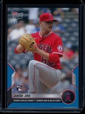 2022 Topps Now #602 Janson Junk RC Blue Parallel Card #d 33/49