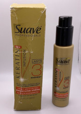 Suave Keratin Infusion Heat Activated Smoothing Creme 3 oz New