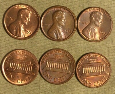 Error: 3 Cts. Misaligned Obv. Dies, 1971, 72, 73D IREC609