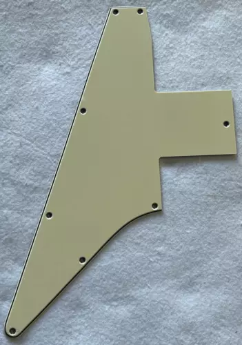 Fits Gibson 76 Explorer Re-Issue Blank Style Guitar Pickguard,Vintage Yellow
