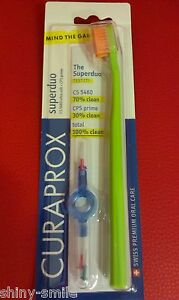 Curaprox SUPERDUO SET CS 5460 Ultra Soft Handzahnbürste + Interdentalbür