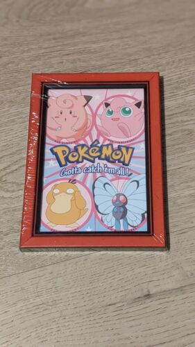 Pokémon frame - Rondoudou, Jigglypuff, Psyduck - Poster-Affiche- 12x17cm - red - Zdjęcie 1 z 3