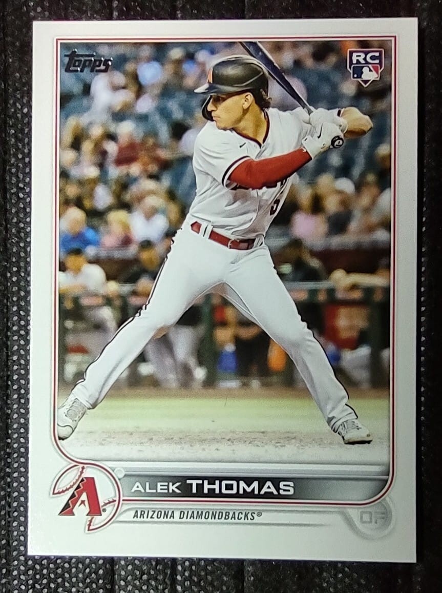2022 Topps Update #US212 Alek Thomas RC - Arizona Diamondbacks