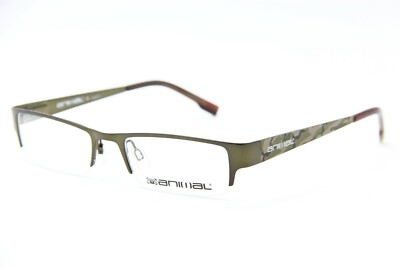 NEW ANIMAL ALO B01 COL. 007 GUNMETAL AUTHENTIC EYEGLASS FRAME RX ALOB01 48-17