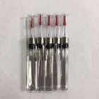 5 PCS REFILLABLE PRECISION NEEDLE POINT OILER  W/OIL EW2132 FISHING SEWING TOOLS