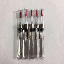 5 PCS REFILLABLE PRECISION NEEDLE POINT OILER  W/OIL EW2132 FISHING SEWING TOOLS