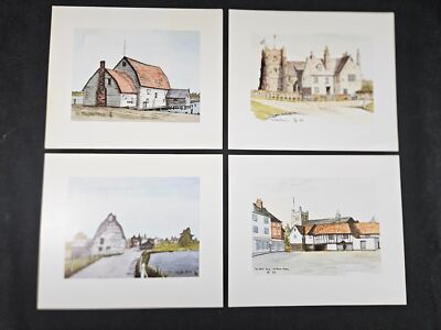 Essex druckt Tollesbury St Osyth Mühle Waltham Abbey walisische Harfe Dorf Sehenswürdigkeiten