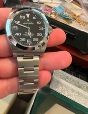 ROLEX Black Dial AIR KING 116900 STAINLESS STEEL 40MM SAPHIRE CRYSTAL C. 2022 3