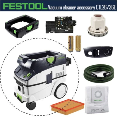 FESTOOL Vacuum Cleaner Original Accessory CTL 26/36E front wheels