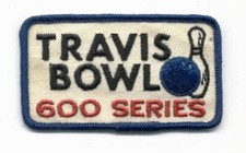 Travis Bowl 600 Series Bowling Patch