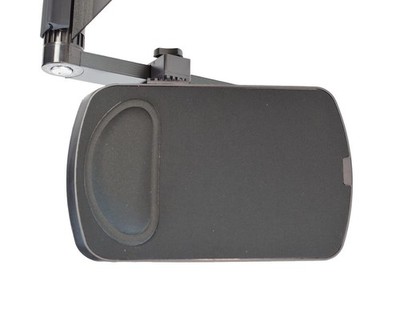 WorkEZ MousePad, Ambidextrous Adjustable Removable 10L x 6.2W inches, Black