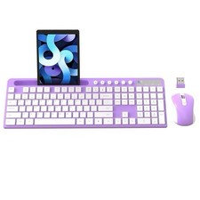 Wireless Keyboard and Mouse Combo, MARVO 2.4G Ergonomic Wireless