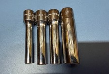 Snap On 110stmy 4-pc 14 Drive 6-pt Flank Drive Deep Socket Set 31638
