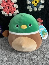 Squishmallows Avery The Mallard Duck 8'' New With Tags.