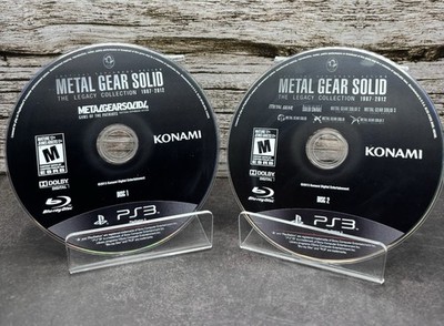 Metal Gear Solid: The Legacy Collection Discs 1 & 2 ONLY 1987-2012 PS3 2013