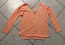 Zella Women's Long Sleeve Yoga Pullover With Sexy Back Size L