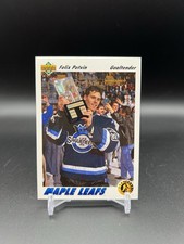 Felix Potvin 1991-92 Upper Deck Star Rookie Card # 460 Toronto Maple Leafs N13. rookie card picture