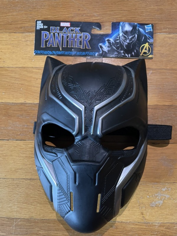 New Marvel Black Panther l Mask Halloween Costume Hasbro Black Superhero