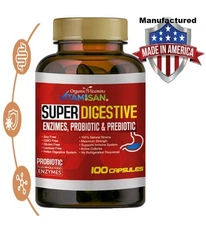 Daily Digestive Enzymes with Prebiotics Probiotics 100 capsules 
