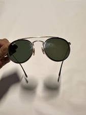 Ray-Ban RB3647-N 001 Round Sunglasses Gold Metal Frame Green Glass 51-22