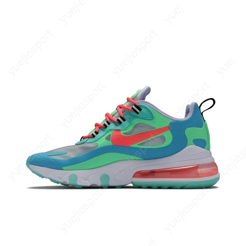 Nike Wmns Air Max 270 React Electro Green Lagoon AT6174-300 - Image 3 of 4