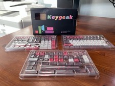 Keygeak "Fox" PBT Keycap Set Full Kit 151 keys for Mechanical Keyboards
